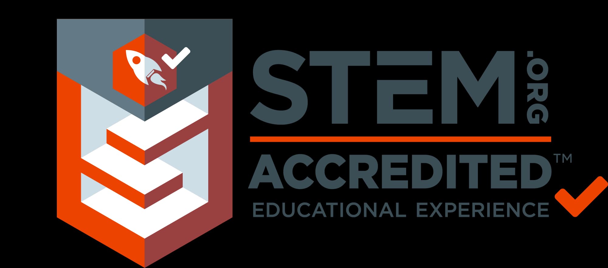 شعار STEM.org لاعتماد التجربة التعليمية